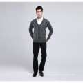 Yak Wool/Cashmere V Neck Cardigan Long Sleeve Sweater/Garment/Clothing/Knitwear